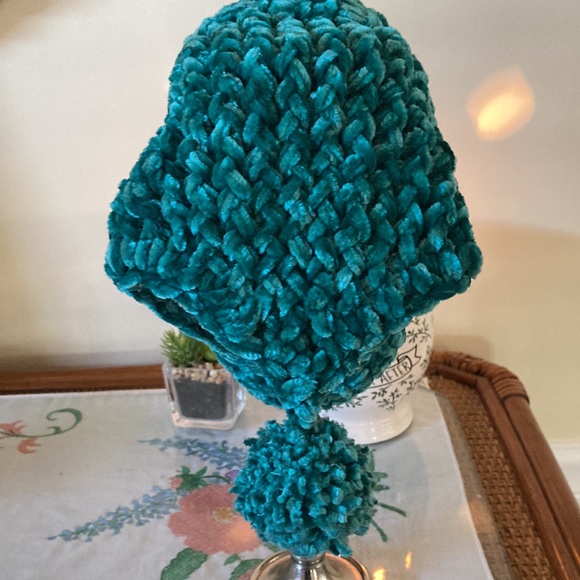 Hand Crafted Exceptionally Soft ear warmer bandanna mess bun headband NEW!! - Picture 8 of 12